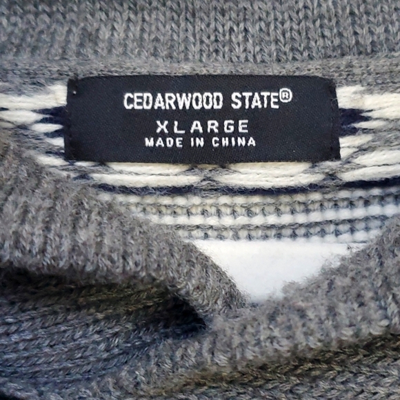 Cedarwood State Pullover Isle Sweater with Elbow Pads Size XL - Picture 3 of 8